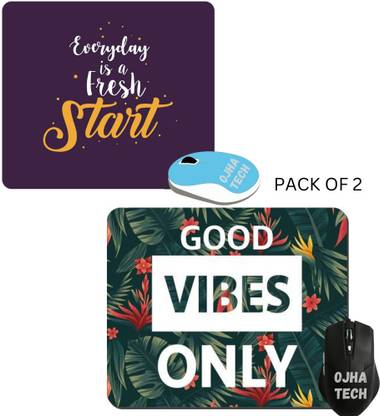 ASHOKA FASHION MOUSE PAD COMBO office FOR LAPTOP COMPUTER Non Slip Base Mousepad