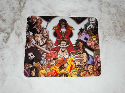 MAprints One Piece Anime Manga Printed Mousepad, M&A Best Quality Mousepad 7.5*9 Non Slip Base Mousepad