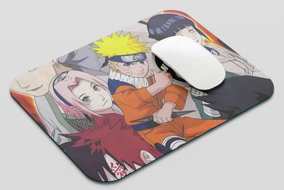 PrintT Anime Naruto Printed Mousepad with Smooth Mouse Control for Laptop Non Slip Base Mousepad