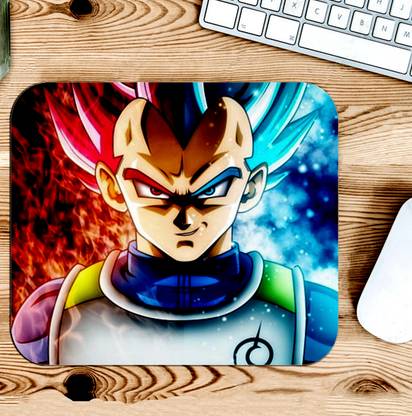 Gfylo Vegeta Super Saiyan God Printed Mouse pad Smooth Surface and anti-Slip Non Slip Base Mousepad