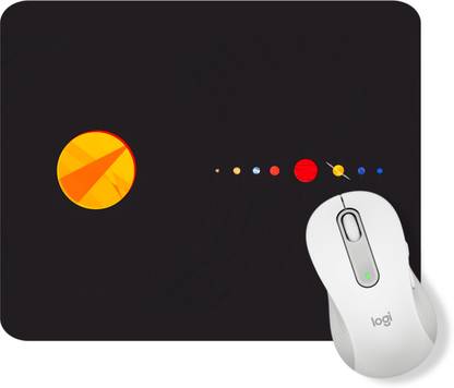 Trendingmela Mouse Pad Non-Slip Rubber Base Black MousePad for Computer and Laptop (A2) Mousepad