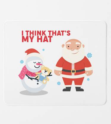DOGAR ESSENTIALS Give My Hat Back : Cute Crafted MousePad Gift For Boys Girls Non Slip Base Mousepad