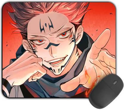 Kirmada Printed Designer Mouse Pad Yuta With Cursed Energy Non Slip Jujutsu Kaisen Mousepad