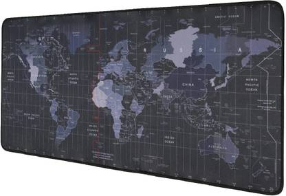 Shiv Traders World Map Computer Keyboard Mouse Mat Non Slip Base Mousepad