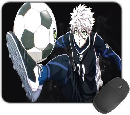 Kirmada Printed Design Seishiro Nagi Blue Lock Mouse Pad. Mousepad