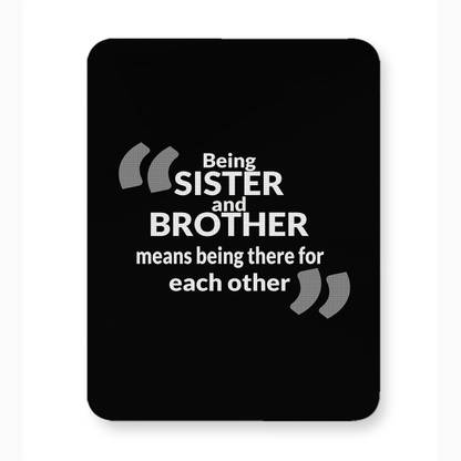 ICARUSBOX Icarus Box Being SISTER and BROTHER means being Mouse Pad Mouse Mat Anti-Slip Non Slip Base Mousepad