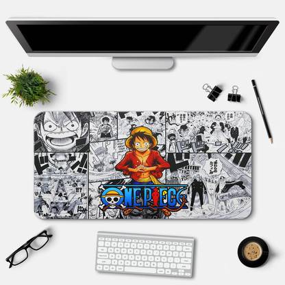 LAMRON One Piece Anime Desk Mat | Deskpad | Computer Table Mat Mousepad