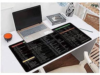 WEMOL Portable Desk Mat for Shortcut Key Laptop Large Extended Mouse Pad for Office Mousepad