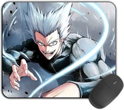 Kirmada Printed Design Mouse Pad Garou Art One Punch Man Non Slip Base Mousepad