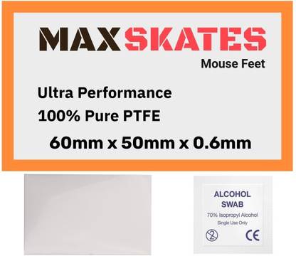 Maxskates Mouse Feet Skates 100% PTFE Mousepad
