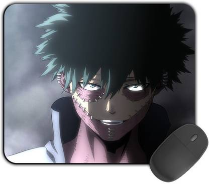 Kirmada Printed Design Mouse Pad Dabi Face Non-Slip My Hero Acadamia Non Slip Base Mousepad