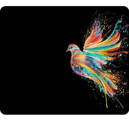 ARTZEPHYR Colorful Pigeon Gaming Mousepad, Suitable for All Workspace Mousepad