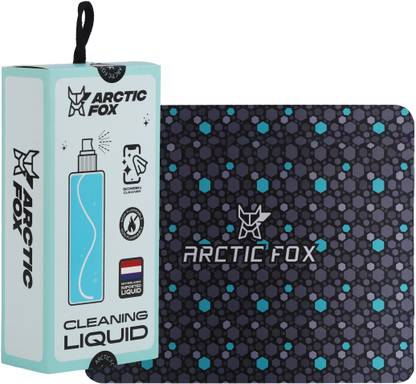 ARCTIC FOX Screen Cleaning Kit Set and Non-Slip Rubber Base Mouse Pad Combo (Hexad & Kit) Non Slip Base Mousepad