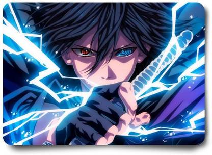 kridha Anime Mouse Pad (9 inch x 7 inch) - Naruto Sasuke Uchiha - 3 Printed Mousepad Non Slip Base Mousepad