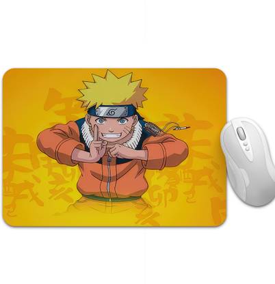Bj Store Naruto Mouse Pad Featuring Naruto and Friends | Non-Slip Base | Office & Gaming Non Slip Base Mousepad