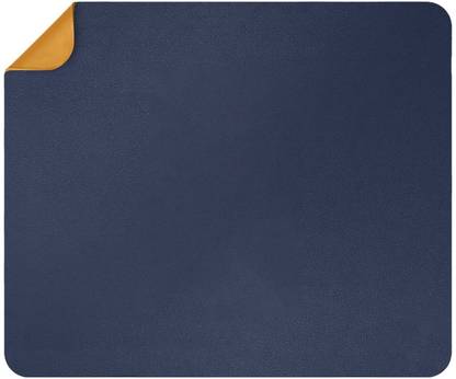 Aliens Reversible Dual-Color Vegan Leather Mouse Pad Stitched Edges(9.8x8.2 Inch) Non Slip Base Mousepad