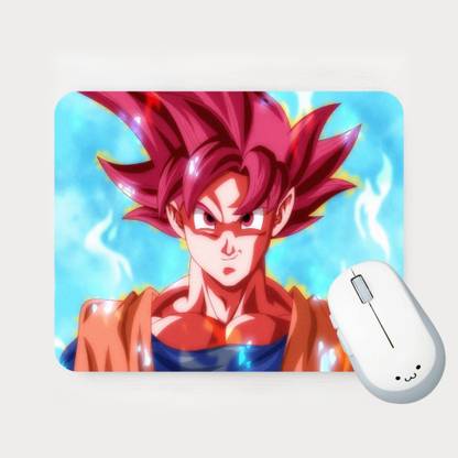S Creation dragon ballz goku Mouse Pad for Laptop, Gaming Computer Non-Slip Base- yellow Non Slip Base Mousepad