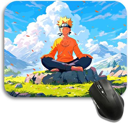 jOYA Custom Hub Anime Naruto Monk Printed Mouse Pad for Computer,PC,Laptop,Gaming. Non Slip Base Mousepad