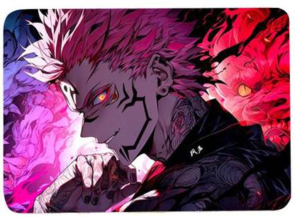 Nexix Jujutsu Kaisen Anime Mouse Mat, Computer Mouse Pad, Mouse Pad For Laptop Non Slip Base Mousepad