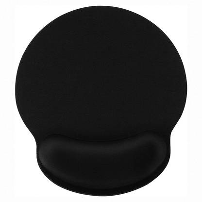 STORITE Ergonomic D Shape Mouse Pad, Non-Slip Rubber Base Anti-Skid with Wrist Rest Mousepad