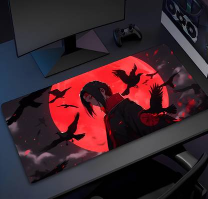 Eshaaver Animie Printed itachi uchiha Laptop & Desktop Mat /Desk Pad Non Slip Base Mousepad