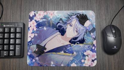 Hum Bhi Trendy Genshin Impact Kamisato Ayato| Game Anime (23 x 19 cm) Non Slip Base Mousepad
