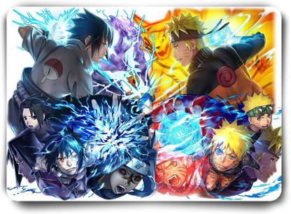 Replix Naruto Theme Anime Printed Mousepad with Smooth Mouse Control for Laptop Non Slip Base Mousepad