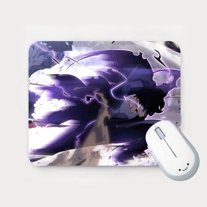 S Creation solo leveling Mouse Pad for Laptop, Gaming Computer Non-Slip Base- purple Non Slip Base Mousepad
