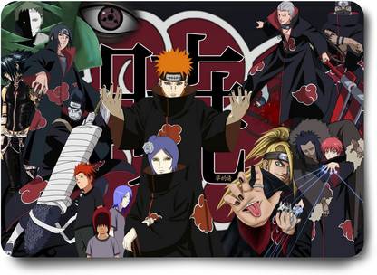 Replix Anime Mouse Pad (9 inch x 7 inch) - Naruto Akatsuki - 4 Printed Mousepad Non Slip Base Mousepad