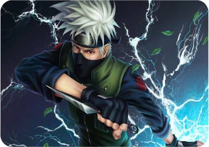 RAWAT TRADERS Kakashi Hatake Anime Cartoon Gaming Mouse Pad PC WFH Office Rubber Base mousepad Non Slip Base Mousepad