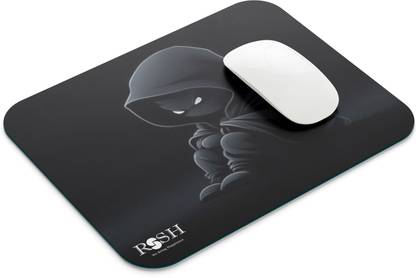 rssh creation Black Color Cartoon Gaming, Anti - Slip Base, High Durability Mouse Pad Non Slip Base Mousepad