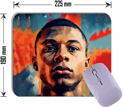 Gfylo Mbappe Donatello Printed Mouse pad Smooth Surface and anti-Slip Mousepad