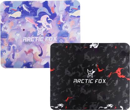 ARCTIC FOX Non-Slip Rubber Base Mouse Pad for Desktop and Laptop Mousepad (Blotch & Trawi) Non Slip Base Mousepad