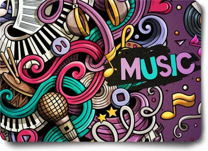 Replix Aesthetic Printed Mousepad with Smooth Mouse Control for Laptop, MacBook Pro Non Slip Base Mousepad