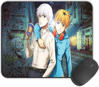 Kirmada Printed Design Kaneki Friends Tokyo Ghoul Mouse Pad. Non Slip Base Mousepad