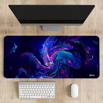 UNITY Abstract Desk Mat Water-Resistant Gaming Mouse Mat For Home & Office Non Slip Base Mousepad
