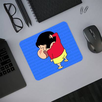 Millionminds Shinchan 3mm Thick Mouse Pad for PC/Laptop/Computer, Anti-skid, Non-Slip Mousepad