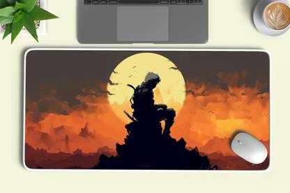 TURTLEWINGS Anime XL Mousepad (Kakashi Naruto) Non Slip Base Mousepad