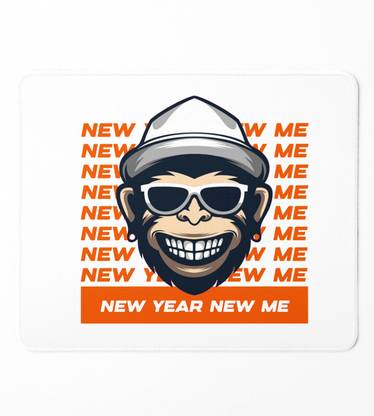 HopOffer Moneky's New Year, New Year Printed Mousepad Mousepad