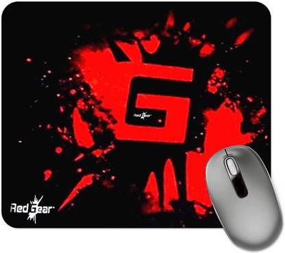 dk printing RED GEAR MOUSE PAD FOR COMPUTER , LAPTOP VERY NICE PAD Mousepad