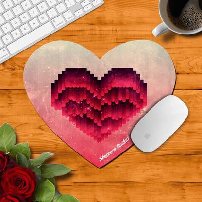 Shoppers Bucket Interstellar Heart Shape Mouse pad Mousepad