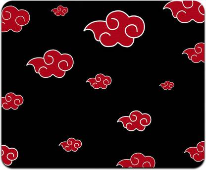 MITTRA INDIACRAFT Anime Mousepad | 3mm Smooth Grip Mouse Pad, 9X7 Inch (Akatsuki Cloud) Non Slip Base Mousepad