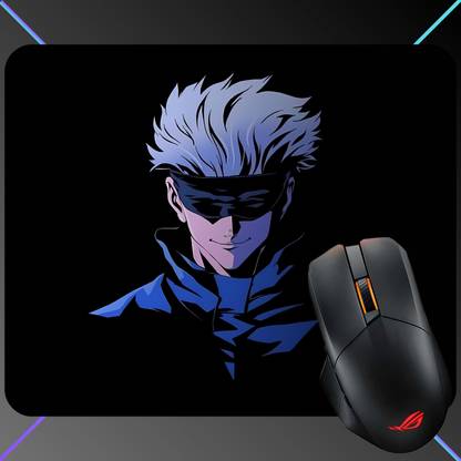 SP CRAFTS Anime Gaming Mouse Pad - Satoru Gojo Design | Non-Slip | 20x24 cm Non Slip Base Mousepad
