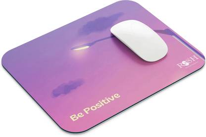 rssh creation Streat Light Pink Color, Anti - Slip Base, High Durability Mouse Pad Non Slip Base Mousepad