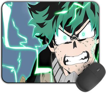 Kirmada Printed Design Mouse Pad Angry Deku Non-Slip My Hero Acadamia Mousepad