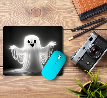 BYSR FASHION Ghost Mousepad Anti Slip Printed Mouse Pad For Computer (9X7 Inch) AP-678 Non Slip Base Mousepad