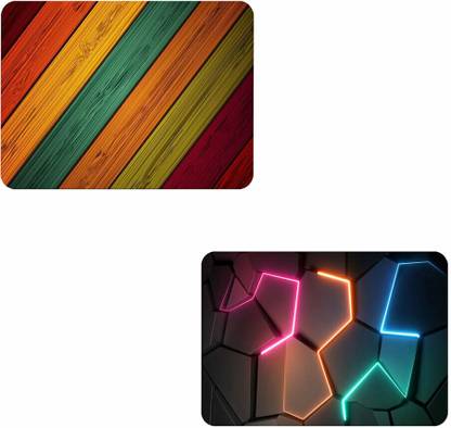 Artefact COMBO PACK OF 2 MOUSEPAD Pattern Printed Mousepad Mousepad