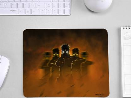 InkWynk Naruto Shadow Clone Jutsu Animated | Medium Size Rectangle Shape Mousepad