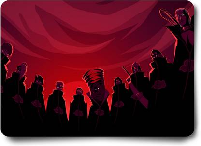 Replix Anime Mouse Pad (9 inch x 7 inch) - Naruto Akatsuki - 3 Printed Mousepad Non Slip Base Mousepad