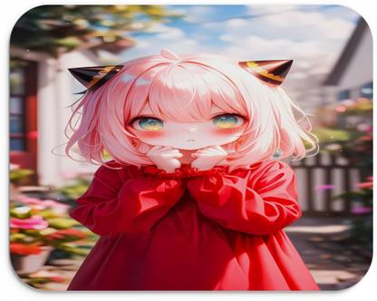 ForVano Anya Spy Family Anime Printed Rubber Base For Gaming r6 Z30 Mousepad